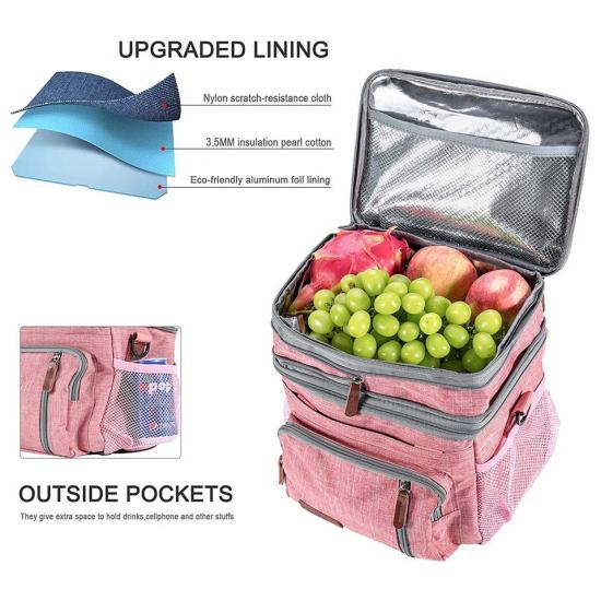 Leakproof Tote with Handle Shoulder Strap for Work Picnic