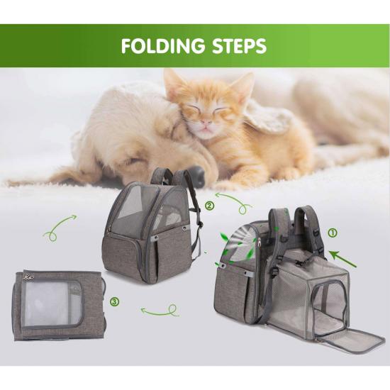 Wholesale Foldable Pet Backpack for Travel