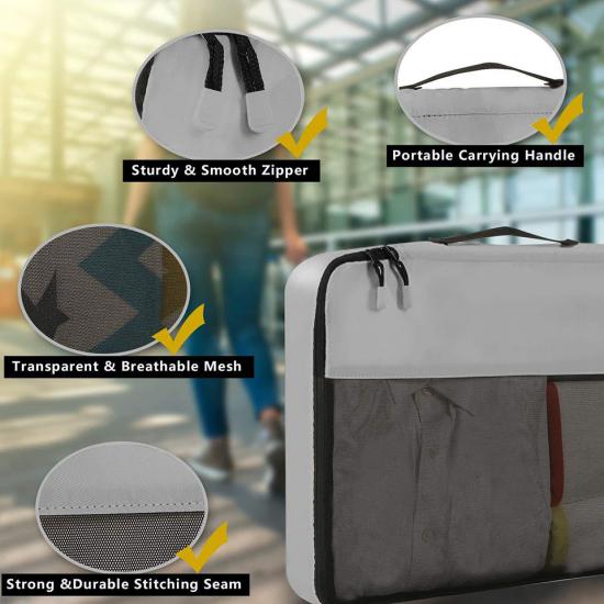 Factory Direct Custom Logo Luggage Packing Organizer bag