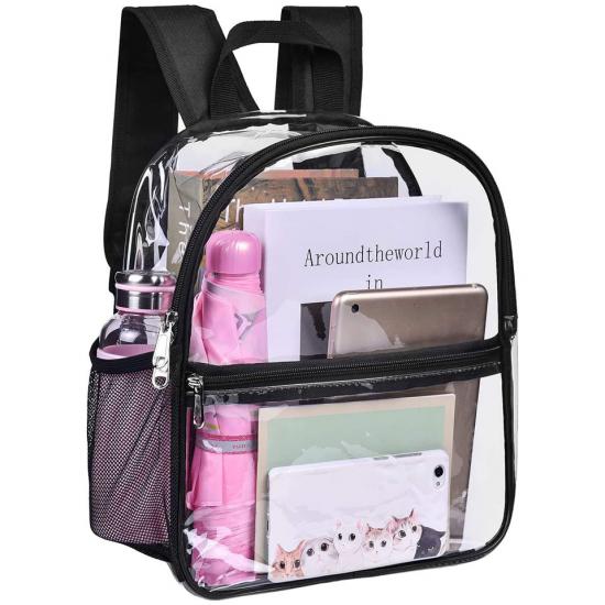 Clear Small Backpack for Work and School
