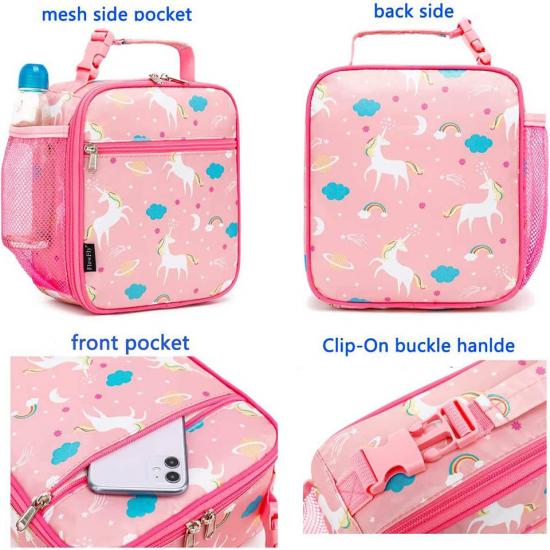 School Thermal Meal Tote Kit for Girls, Boys