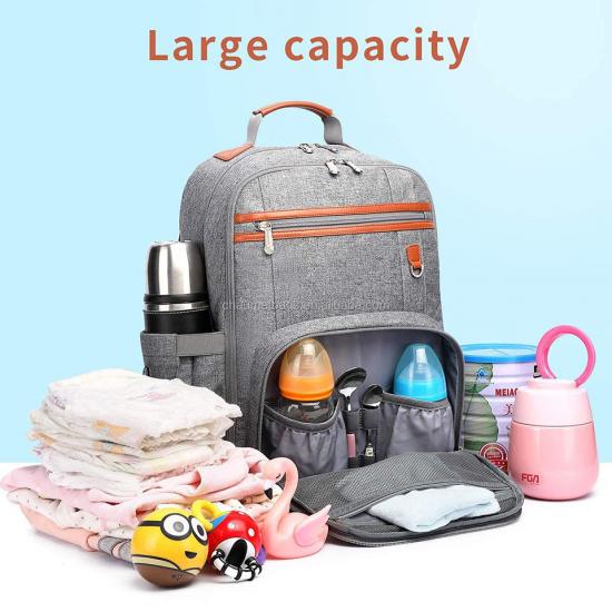 2022 New Arrival Customized Logo High Quality Stylish Mommy Backpack