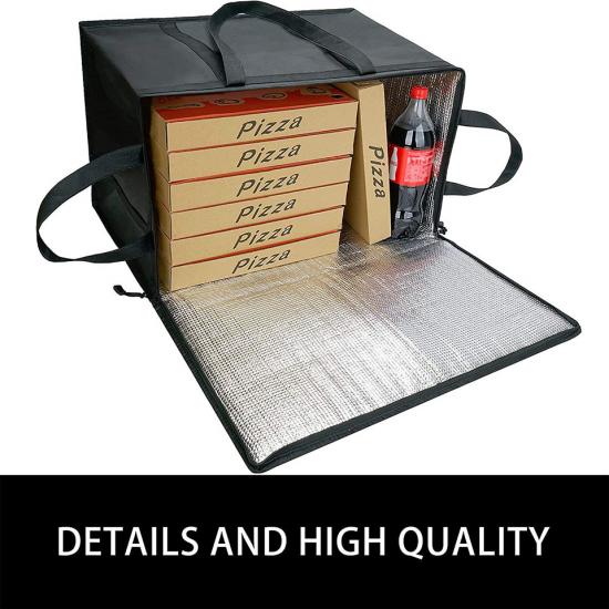 Eco-friendly Reusable 600D polyester lunch bag delivery pizza bag
