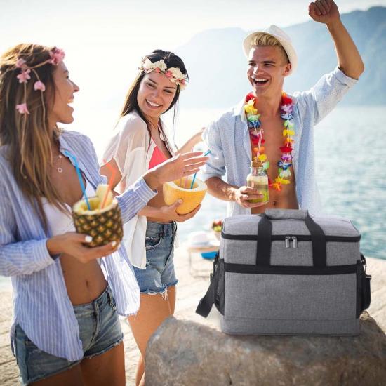 Leakproof Soft Cooler Portable Tote for Camping/BBQ/Family