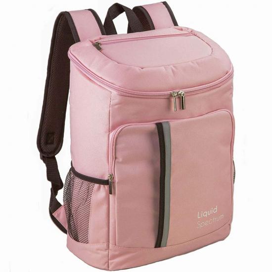 Fashion Pink 600D Polyester Lunch Backpack