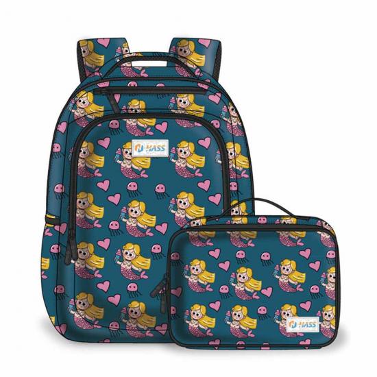 student backpack with cooler bag