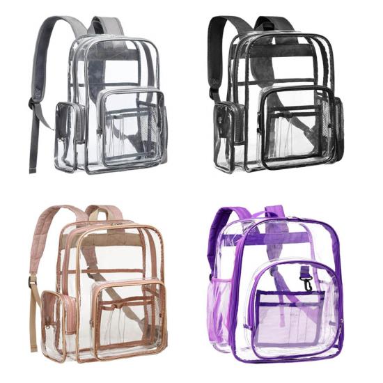 Transparent PVC Backpack for Girl