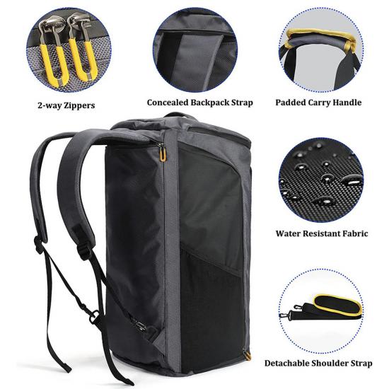 Travel Carry on Bag Gym Duffle Bag Backpack