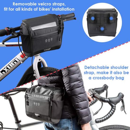Storage Pannier Bike Front Handlebar Bag