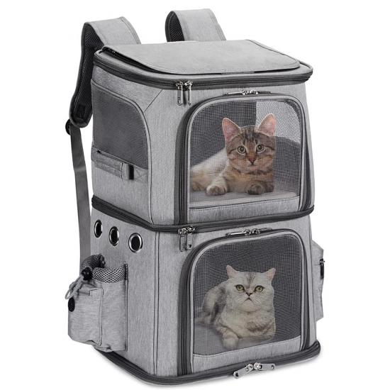 Cat Travel Crrier for 2 Cats for Traveling/Hiking