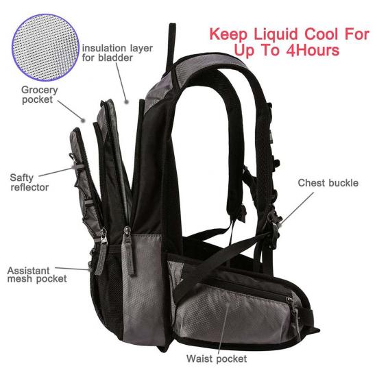 Water Backpack for Running, Hiking, Cycling, Camping