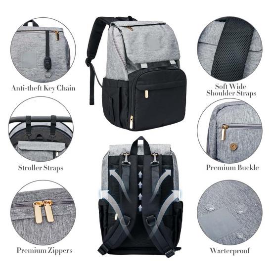Custom Wholesales Waterproof Mom Bag