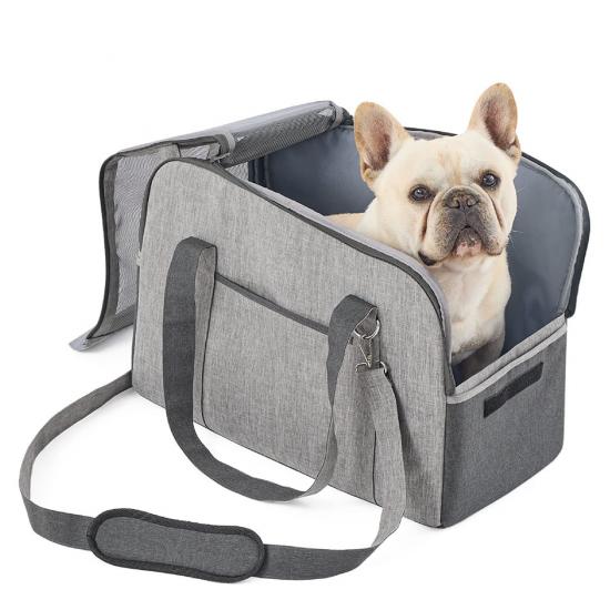 Custom Logo Foldable Portable Soft Pet Carrier Dog Cat Bag