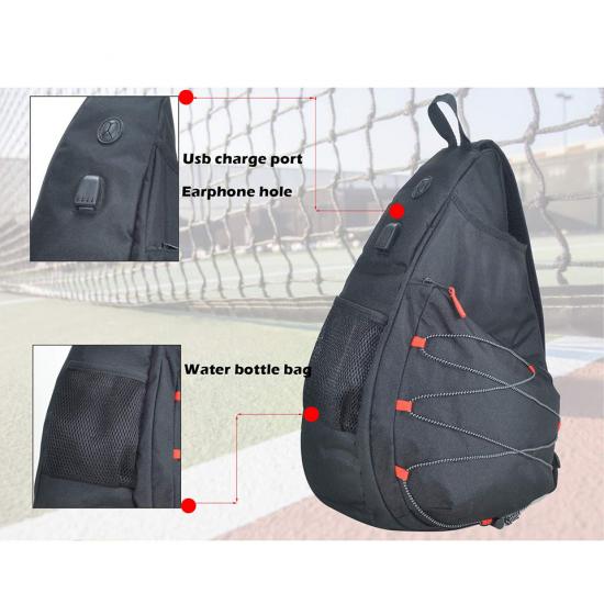 Crossbody Sports Backpack Tennis Bag