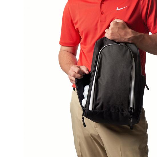 Golf Shoe Backpack with Ventilation and Outside Pocket for Socks