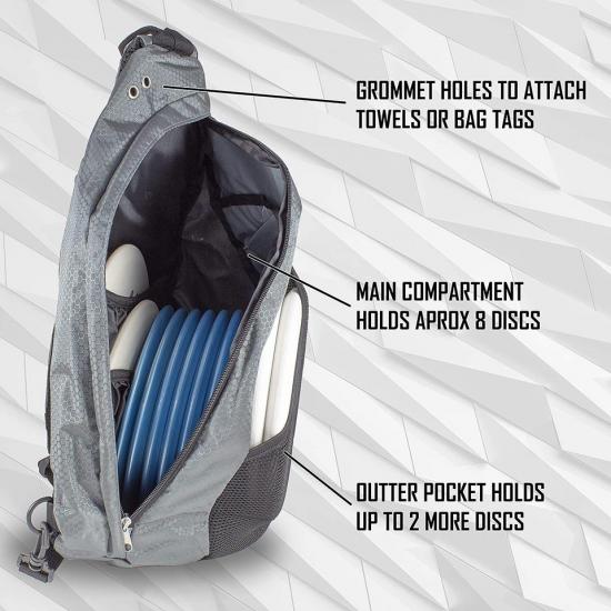 Disc Golf Sling Bag for Outdoor Playing Game