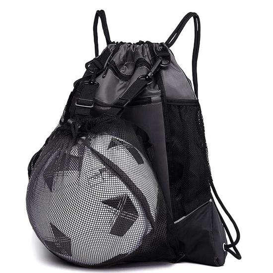 Sports Sack with Detachable Ball Mesh Bag for Boys Girls Man