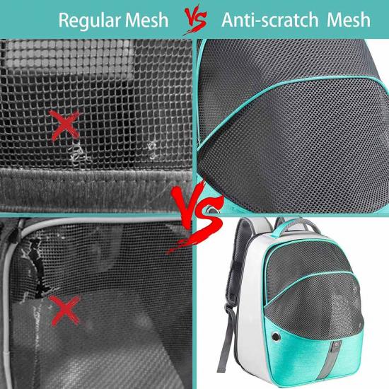 Dog Cat Backpack Expandable Durable Breathable Mesh