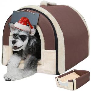 2 in 1 Washable Covered Dog Bed for Small Dog